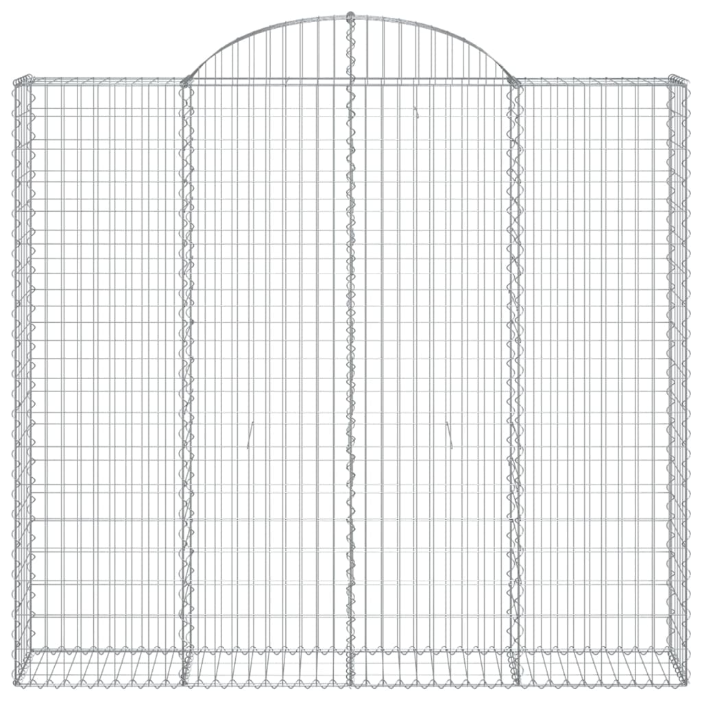 VidaXL Schanskorf gewelfd 200x30x180 200 cm gegalvaniseerd ijzer
