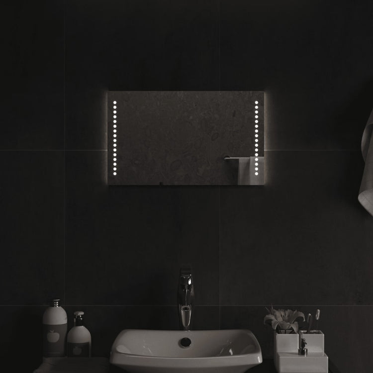 Vidaxl badkamerspiegel led 30x50 cm