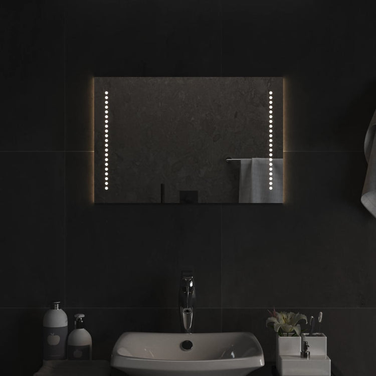 Vidaxl badkamerspiegel led 40x60 cm