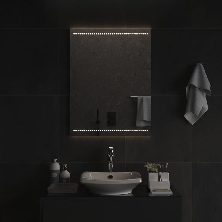 Vidaxl badkamerspiegel led 60x80 cm