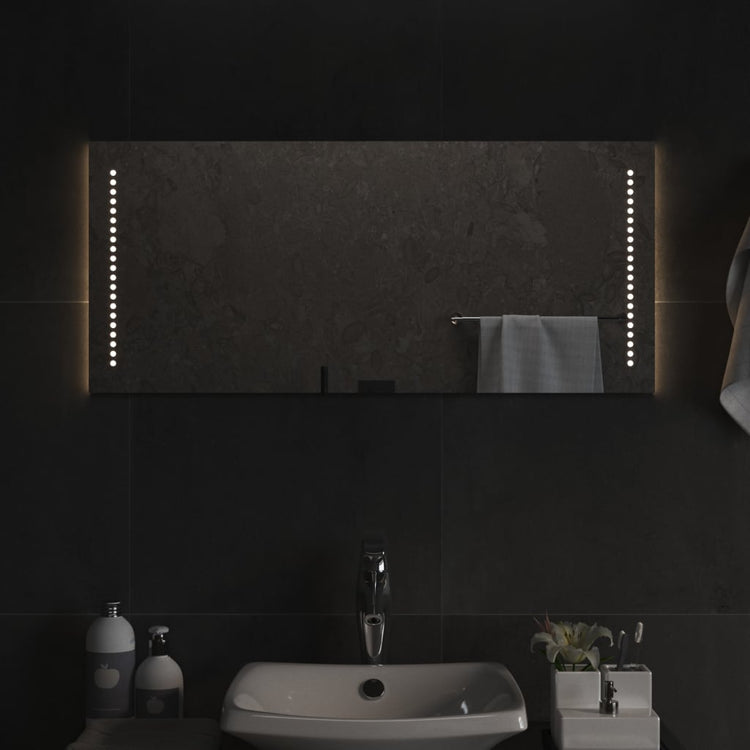 Vidaxl badkamerspiegel led 40x90 cm