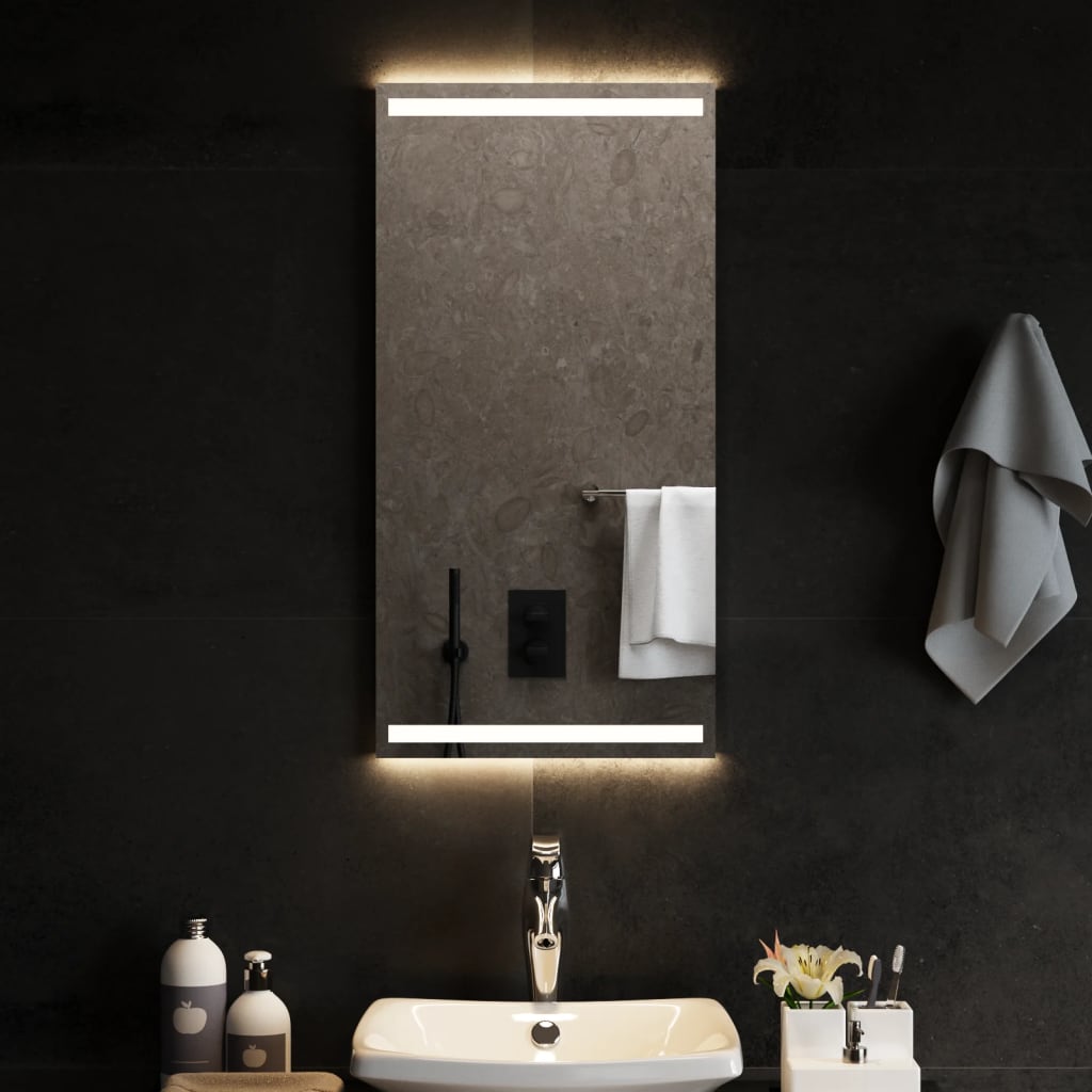 Vidaxl badkamerspiegel led 40x80 cm
