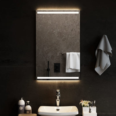 Vidaxl badkamerspiegel led 50x80 cm