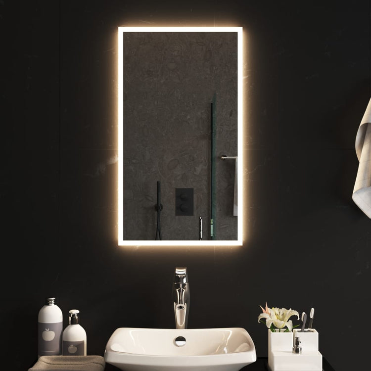 Vidaxl badkamerspiegel led 40x70 cm