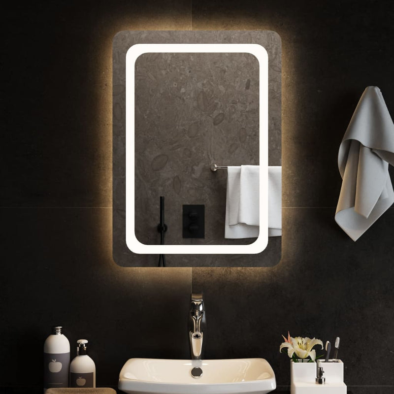 Vidaxl badkamerspiegel led 50x70 cm