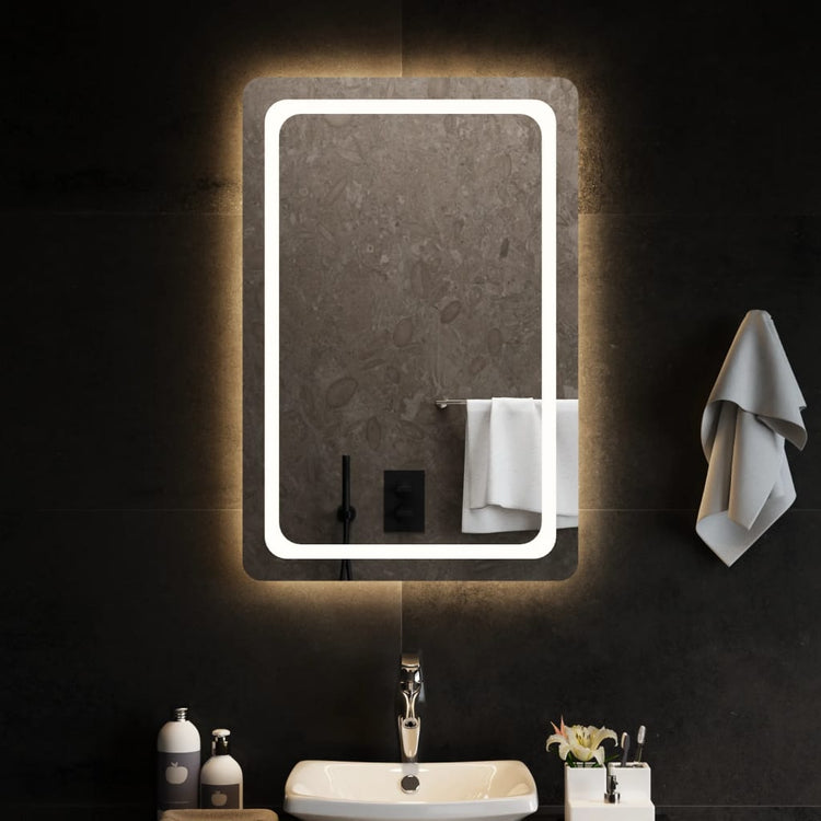 Vidaxl badkamerspiegel led 60x90 cm
