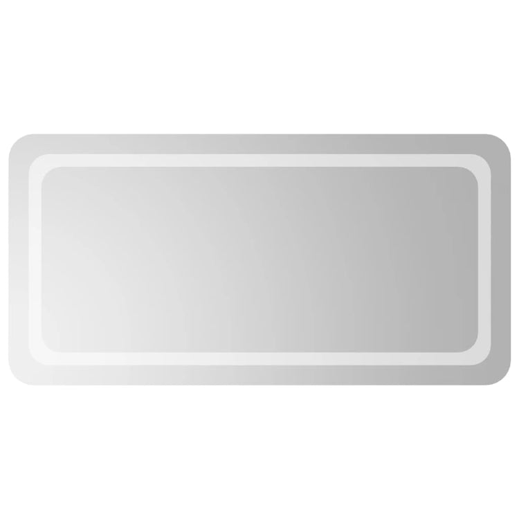 Vidaxl badkamerspiegel led 50x100 cm