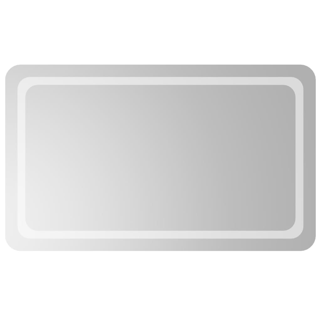 Vidaxl badkamerspiegel led 60x100 cm