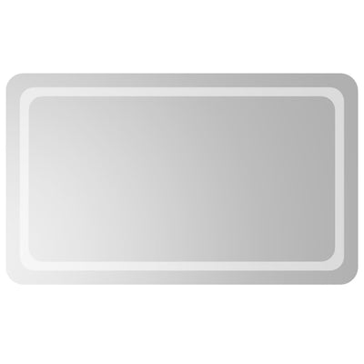 Vidaxl badkamerspiegel led 60x100 cm