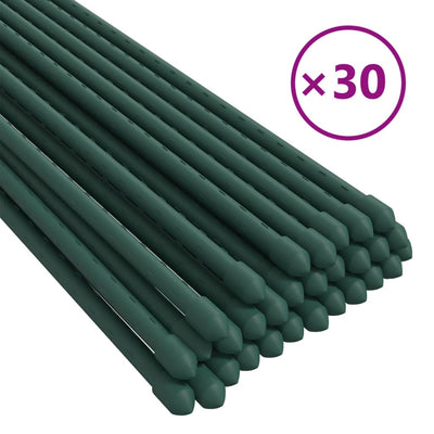Vidaxl plantenstaken 30 st 180 cm staal groen