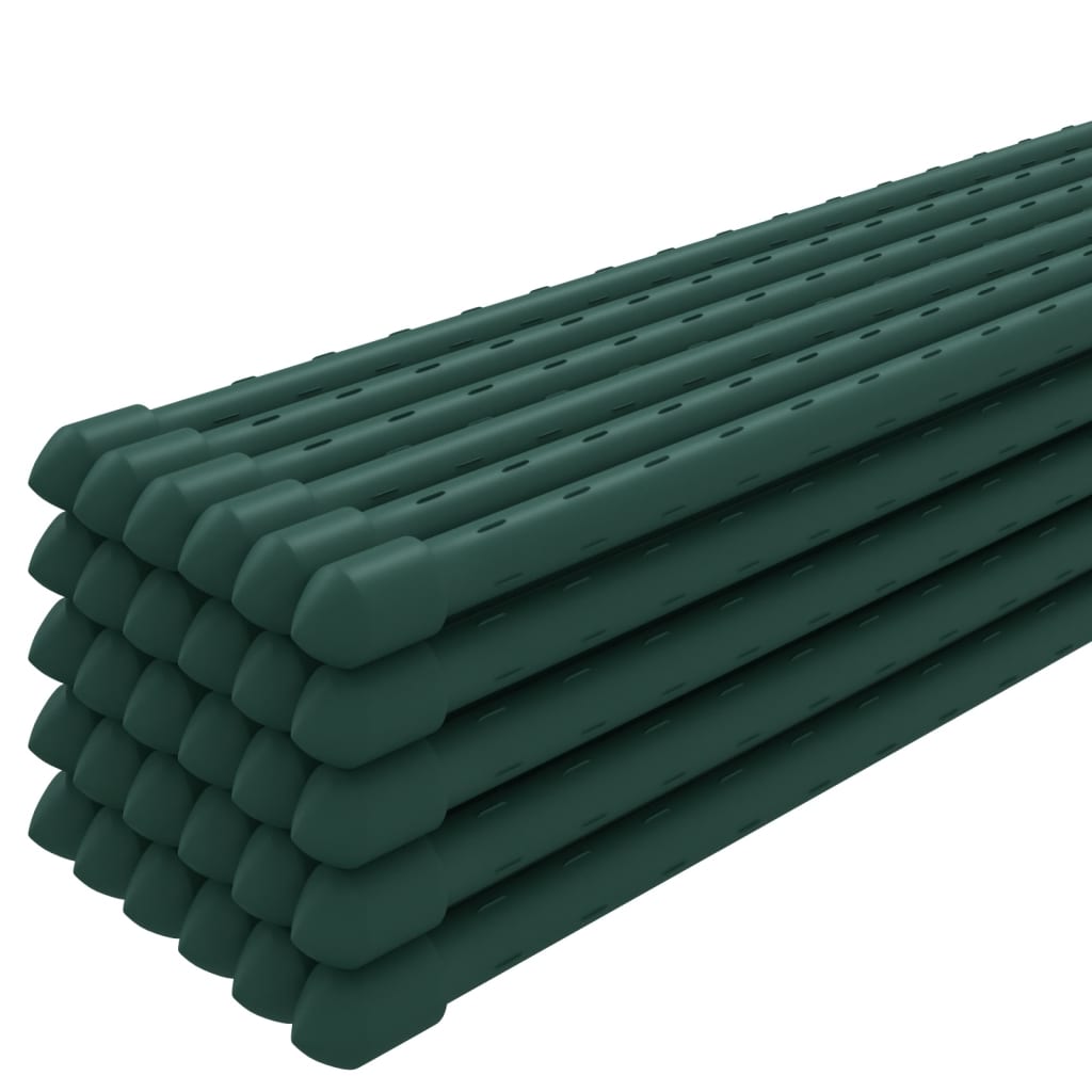 Vidaxl plantenstaken 30 st 180 cm staal groen