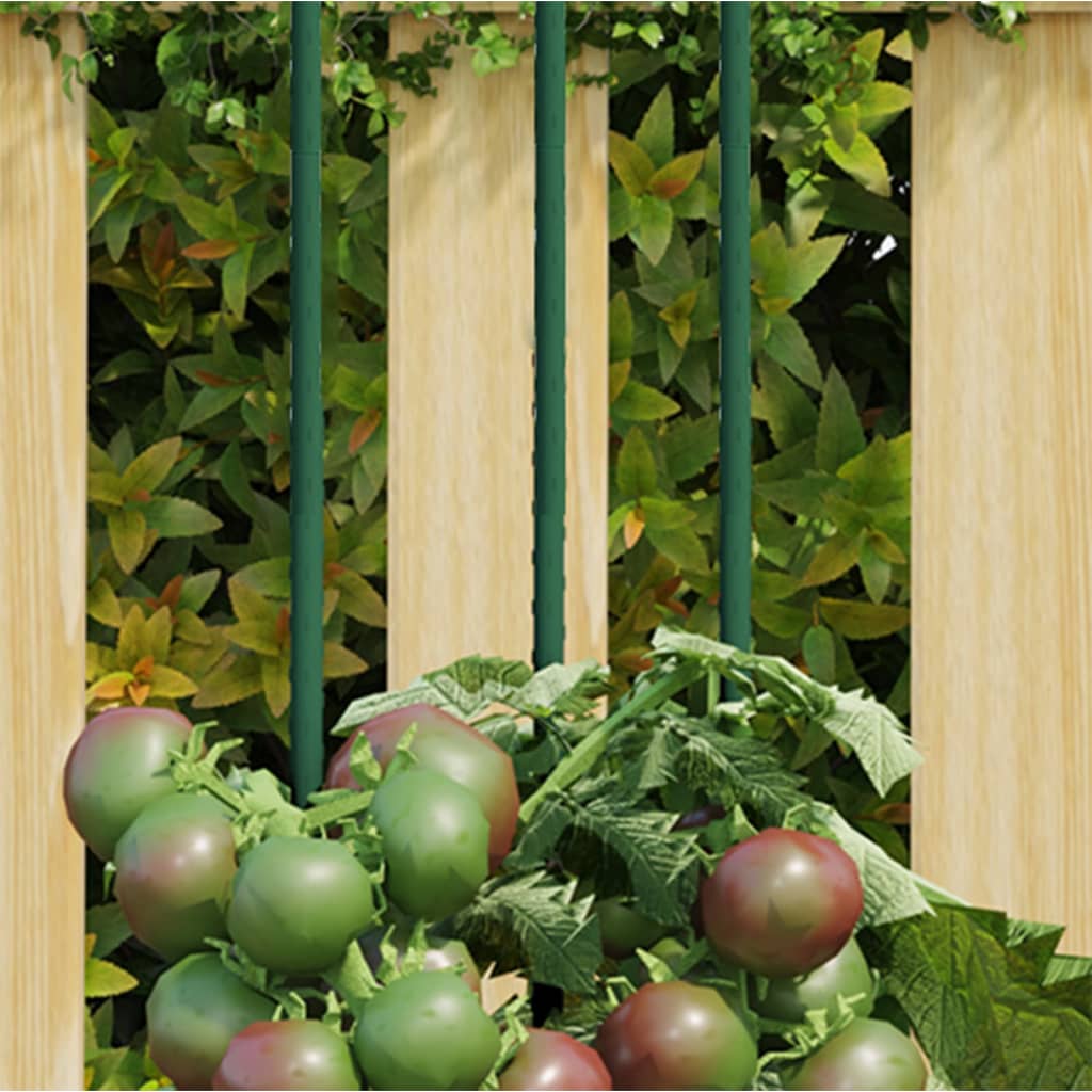 Vidaxl plantenstaken 30 st 180 cm staal groen