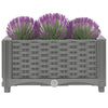 Vidaxl plantenbak verhoogd 40x40x23 cm polypropeen