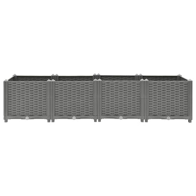 Vidaxl plantenbak verhoogd 160x40x38 cm polypropeen