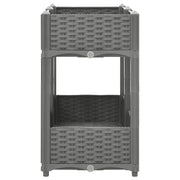 Vidaxl plantenbak verhoogd 80x40x71 cm polypropeen - afbeelding 3