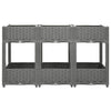 Vidaxl plantenbak verhoogd 120x40x71 cm polypropeen