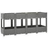 Vidaxl plantenbak verhoogd 160x40x71 cm polypropeen - afbeelding 1