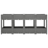 Vidaxl plantenbak verhoogd 160x40x71 cm polypropeen - afbeelding 2