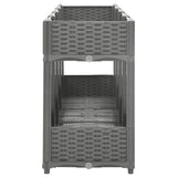 Vidaxl plantenbak verhoogd 160x40x71 cm polypropeen - afbeelding 3