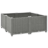 Vidaxl plantenbak verhoogd 80x80x38 cm polypropyleen - afbeelding 1