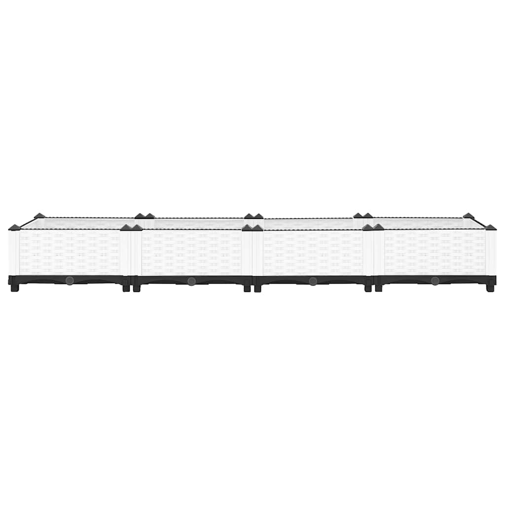 Vidaxl plantenbak verhoogd 160x40x23 cm polypropeen