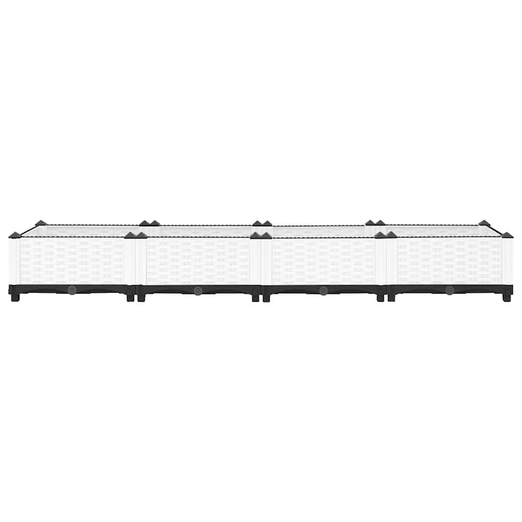 Vidaxl plantenbak verhoogd 160x40x23 cm polypropeen