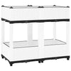Vidaxl plantenbak verhoogd 80x40x71 cm polypropeen