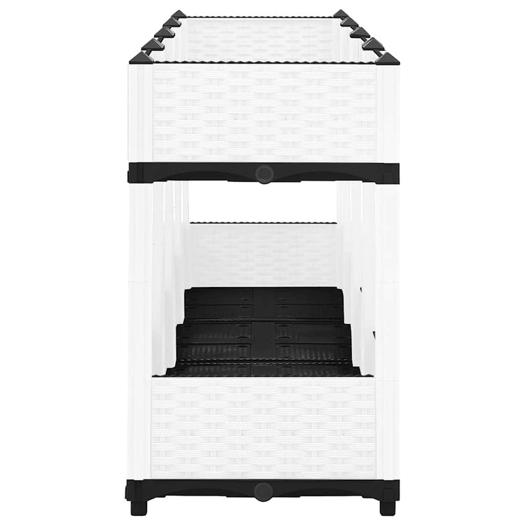 Vidaxl plantenbak verhoogd 160x40x71 cm polypropeen