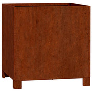 Vidaxl plantenbak met poten roestig 40x40x40 cm cortenstaal - afbeelding 2