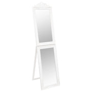 Vidaxl spiegel vrijstaand 40x160 cm wit - afbeelding 2