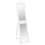 Vidaxl spiegel vrijstaand 50x200 cm wit - afbeelding 2