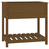 Vidaxl plantenbak met schap 82,5x54x81 cm grenenhout honingbruin