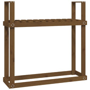 Vidaxl haardhoutrek 110x35x108,5 cm massief grenenhout honingbruin - afbeelding 2