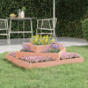 Vidaxl plantenbak 83x83x27 cm massief douglashout