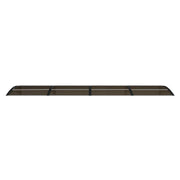 Vidaxl deurluifel 350x75 cm polycarbonaat zwart - afbeelding 3