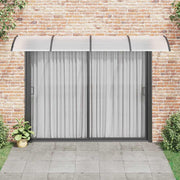 Vidaxl deurluifel 350x100 cm polycarbonaat zwart - afbeelding 3