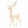 VidaXL Kerstversiering rendier 2 st meerkleurig 120 cm acryl