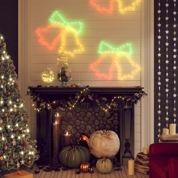 Vidaxl kerstfiguren klokken met 72 led's 3 st 50x56 cm