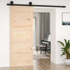 Vidaxl schuifdeur 80x1,8x204,5 cm massief grenenhout