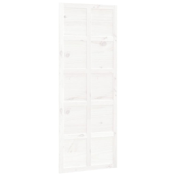 VidaXL Schuifdeur 80x1,8x214 cm massief grenenhout wit