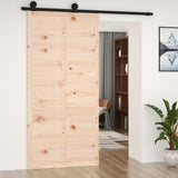 Vidaxl schuifdeur 100x1,8x214 cm massief grenenhout - afbeelding 3