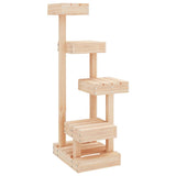 Vidaxl kattenmeubel 45,5x49x103 cm massief grenenhout - afbeelding 2