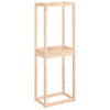 Vidaxl bandenrek 63x40x180 cm massief grenenhout