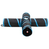 Vidaxl kattentunnel 4-voudig 132 cm polyester zwart en blauw