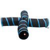 Vidaxl kattentunnel 4-voudig 25 cm polyester zwart en blauw