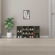 Vidaxl schoenenbank 103x30x55 cm bewerkt hout grijs sonoma eiken - afbeelding 3