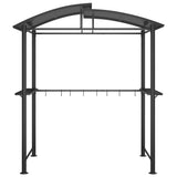 Vidaxl barbecue-overkapping 210x114x230 cm staal antracietkleurig - afbeelding 3
