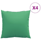 Vidaxl bankkussens 4 st 50x50 cm stof groen - afbeelding 2