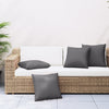 Vidaxl bankkussens 4 st 60x60 cm stof antracietkleurig