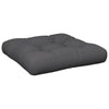 Vidaxl palletkussen 50x50x12 cm stof antracietkleurig